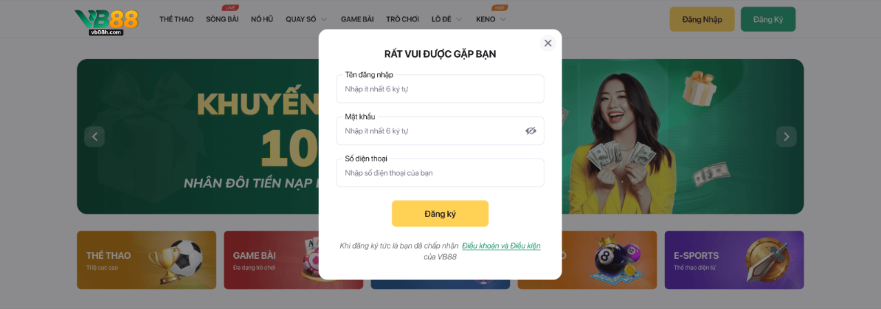 VB88 - LINK NHÀ CÁI THỂ THAO UY TÍN HÀNG ĐẦU Châu Á 10 Đăng Ký Tài Khoản VB88